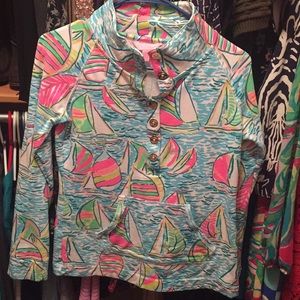 Lilly Pulitzer pop over ugotta regatta xs nwot